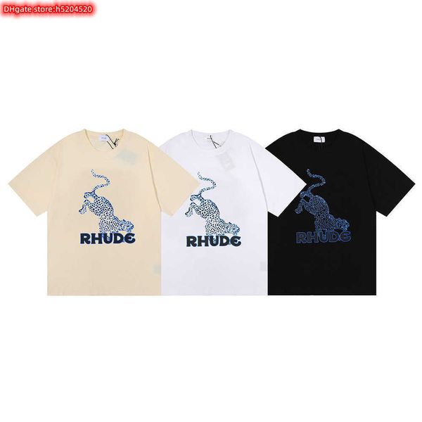 aj9k men's t shirt 2023 new fashion brand rhude little popular leopard print hip hop casual short sleeve for men and women, White;black
aj9k men's t shirt 2023 new fashion brand rhude little popular leopard print hip hop casual short sleeve for men and women, White;black