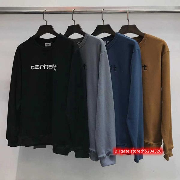 yg1m men's and women's hoodies sweatshirts north american high street brand carhart pure cotton classic embroidered letter round n, Black
yg1m men's and women's hoodies sweatshirts north american high street brand carhart pure cotton classic embroidered letter round n, Black