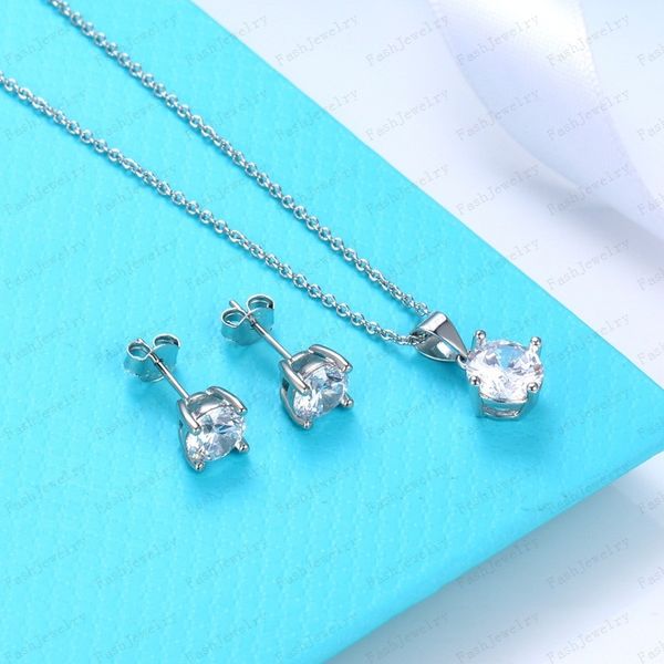 designer luxury diamond-set pendant necklace earrings ladies stainless steel couple earrings jewelry valentine's day gift girlfriend wh, Silver
designer luxury diamond-set pendant necklace earrings ladies stainless steel couple earrings jewelry valentine's day gift girlfriend wh, Silver