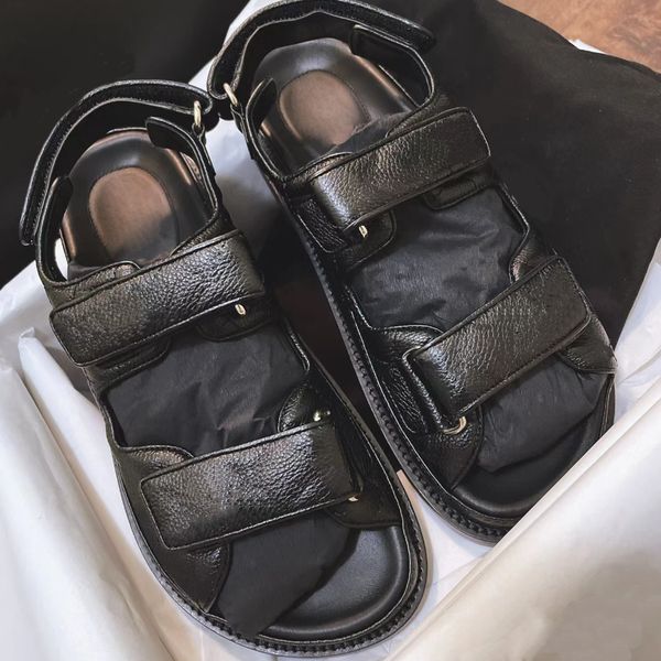 comfortable sandals designer classics chain link rhinestone pearl round buckle casual shoes hook loop back strap flat heel large size beach, Black
comfortable sandals designer classics chain link rhinestone pearl round buckle casual shoes hook loop back strap flat heel large size beach, Black