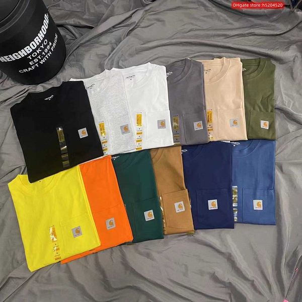 men's t shirt north american high street brand carhart pure cotton japanese fashion pocket long sleeved loose basic style multicolored, White;black
men's t shirt north american high street brand carhart pure cotton japanese fashion pocket long sleeved loose basic style multicolored, White;black