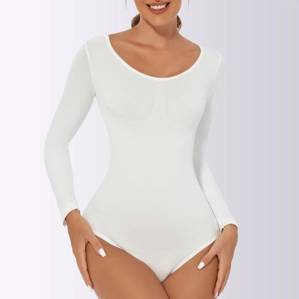 women's shapers women seamless shapewear bodysuit waist trainer body shaper bulifter underwear slimming long sleeve bodyshapers, Black;white
women's shapers women seamless shapewear bodysuit waist trainer body shaper bulifter underwear slimming long sleeve bodyshapers, Black;white