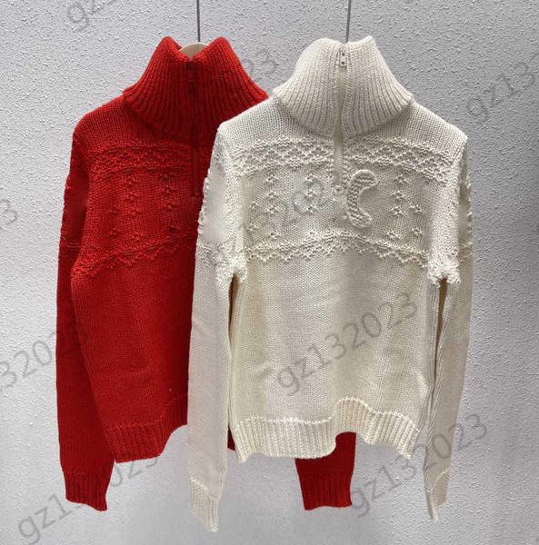 womens sweaters chest three-dimensional logo embroidery high collar warm knitted sweater half zipper off shoulder long sleeve slimming knitw, White;black
womens sweaters chest three-dimensional logo embroidery high collar warm knitted sweater half zipper off shoulder long sleeve slimming knitw, White;black