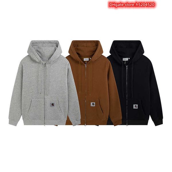 men's and women's hoodies sweatshirts north american high street brand carhart pure cotton classic mountain embroidery spring autu, Black
men's and women's hoodies sweatshirts north american high street brand carhart pure cotton classic mountain embroidery spring autu, Black