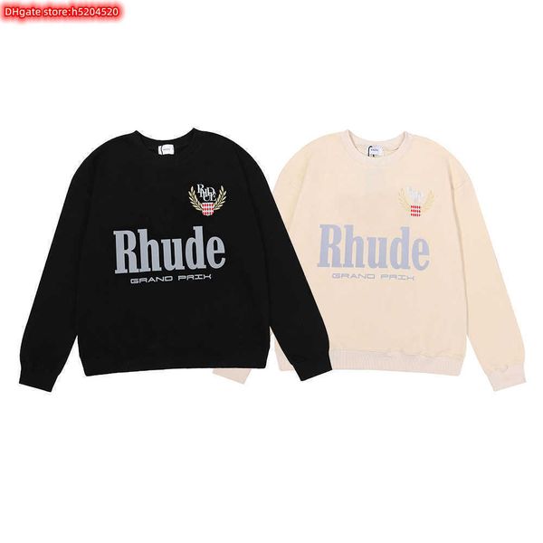 4t0g men's hoodie crewneck sweatshirt 2023 new fashion brand rhude grand prix rice print high gram weight cotton terry and women's, Black
4t0g men's hoodie crewneck sweatshirt 2023 new fashion brand rhude grand prix rice print high gram weight cotton terry and women's, Black