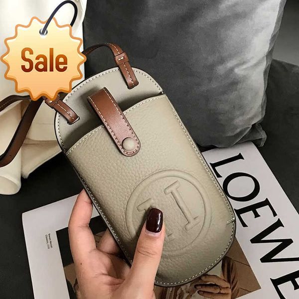 

luxury designer mobiles phone bags shoulder crossbody bags tote 2023 new women's new fashion mini straddle bag portable leather mobile
