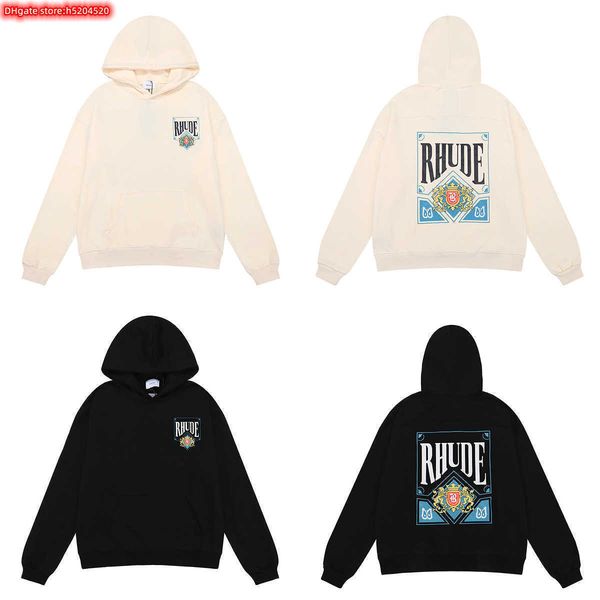 jrv2 men's hoodie crewneck sweatshirt 2023 new fashion brand rhude high street los angeles playing cards printed cotton terry for men a, Black
jrv2 men's hoodie crewneck sweatshirt 2023 new fashion brand rhude high street los angeles playing cards printed cotton terry for men a, Black