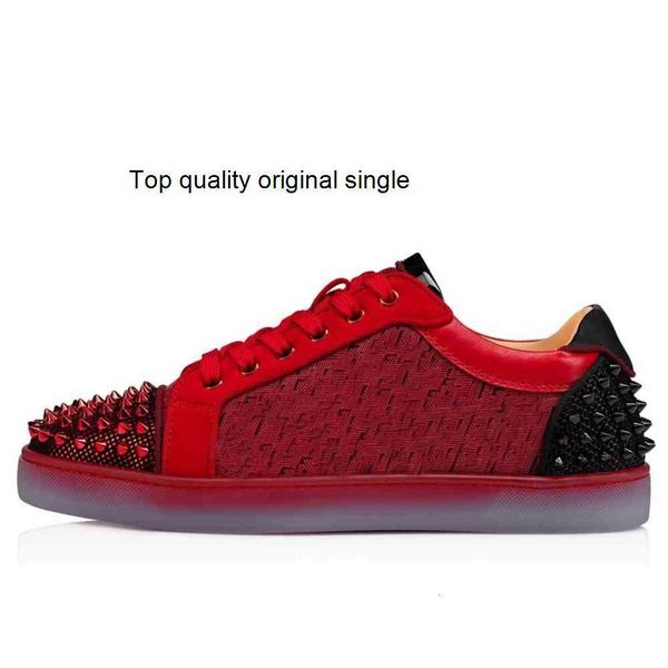 2022low bottoms genuine leather sneakers red rivet casual shoes studded spikes designer men women cut suede lovers wedding, Black
2022low bottoms genuine leather sneakers red rivet casual shoes studded spikes designer men women cut suede lovers wedding, Black