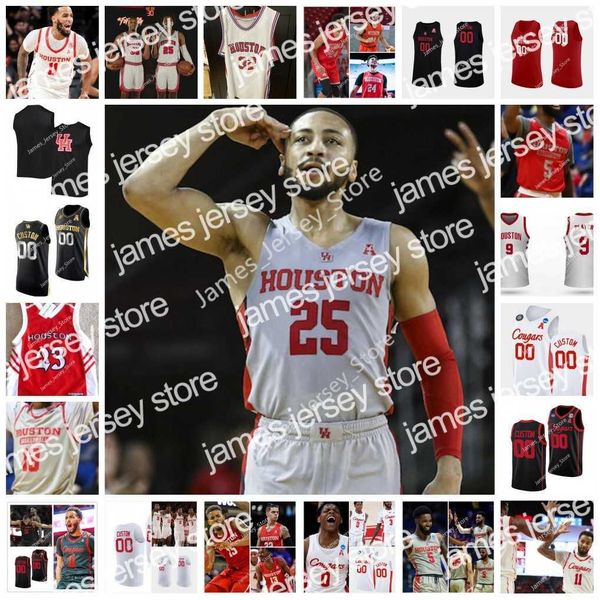 college basketball wears ncaa custom uh houston cougars college basketball jersey 24 quentin grimes 3 dejon jarreau 5 cameron tyson 11 nate, Black 
college basketball wears ncaa custom uh houston cougars college basketball jersey 24 quentin grimes 3 dejon jarreau 5 cameron tyson 11 nate, Black