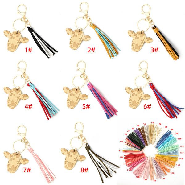 cartoon milch cow wooden pendant jewelry key chain with leather tassel ornament key ring gifts, Red;brown
cartoon milch cow wooden pendant jewelry key chain with leather tassel ornament key ring gifts, Red;brown