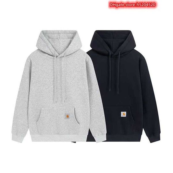 men's and women's hoodies sweatshirts north american high street brand carhart pure cotton classic small label embroidery plush tr, Black
men's and women's hoodies sweatshirts north american high street brand carhart pure cotton classic small label embroidery plush tr, Black