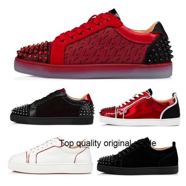 women mens loafers low red bottomd casual shoes luxury designer shoes suede patent genuine leather flat camo black white spikes platform
women mens loafers low red bottomd casual shoes luxury designer shoes suede patent genuine leather flat camo black white spikes platform