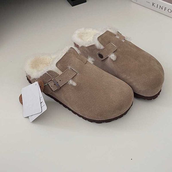 slippers fur shearling suede boston clogs women sandal designer shoes slip on flat mule wool fluff cork slides fashion leather bag head00211, Black
slippers fur shearling suede boston clogs women sandal designer shoes slip on flat mule wool fluff cork slides fashion leather bag head00211, Black