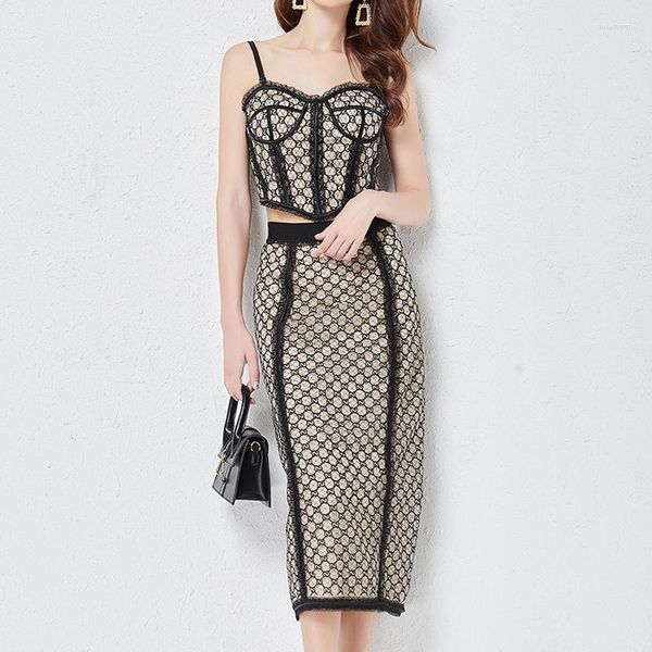 work dresses two pieces skirt set women high street embroidery lace patchwork elegant vintage crop and midi suit outfits ropa, White;black
work dresses two pieces skirt set women high street embroidery lace patchwork elegant vintage crop and midi suit outfits ropa, White;black
