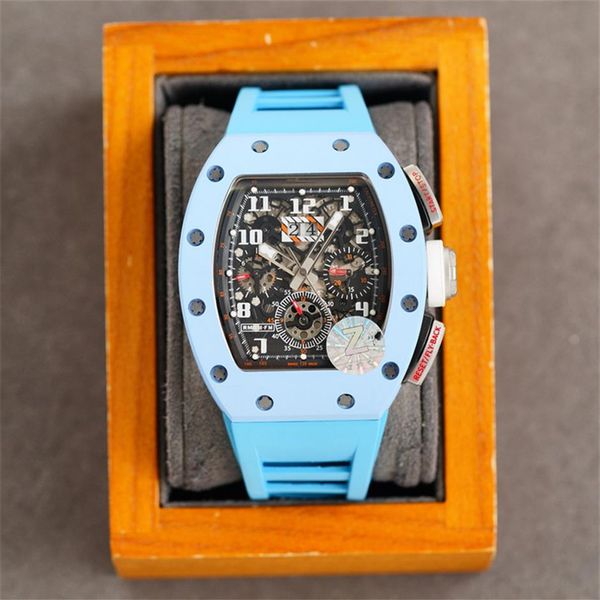 11-03 montre de luxe mens watches 40x50x16mm 7750 chronograph movement ceramic case rubber strap wristwatches luxury watch267g, Slivery;brown
11-03 montre de luxe mens watches 40x50x16mm 7750 chronograph movement ceramic case rubber strap wristwatches luxury watch267g, Slivery;brown