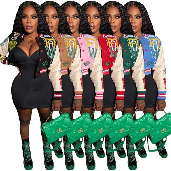 women's jackets varsity baseball print jacket winter clothes women 2022 cropped cyber y2k streetwear racing bomber letterman jackets au, Black;brown
women's jackets varsity baseball print jacket winter clothes women 2022 cropped cyber y2k streetwear racing bomber letterman jackets au, Black;brown