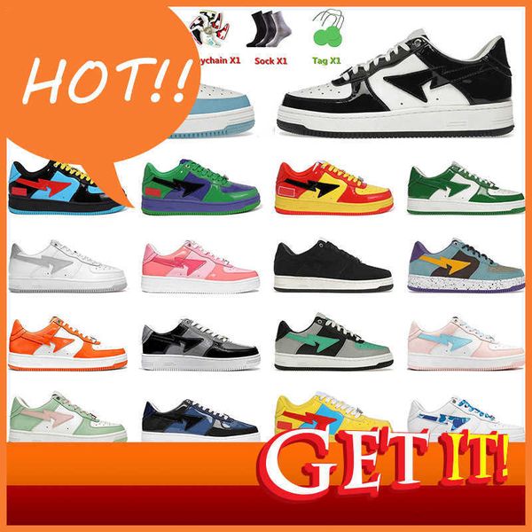 2023 casual shoes designer sk8 sta for men women leather patent blue black white platform skate low trainers sneakers skateboarding 36-45
2023 casual shoes designer sk8 sta for men women leather patent blue black white platform skate low trainers sneakers skateboarding 36-45