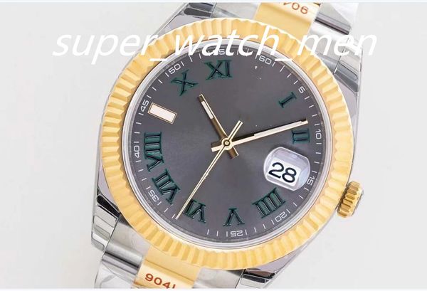 super version ew factory men watch 41mm 126300 stainless wimbledon dial two tones gold bands cla.3235 movement mechanical automatic mens wat, Slivery;brown
super version ew factory men watch 41mm 126300 stainless wimbledon dial two tones gold bands cla.3235 movement mechanical automatic mens wat, Slivery;brown