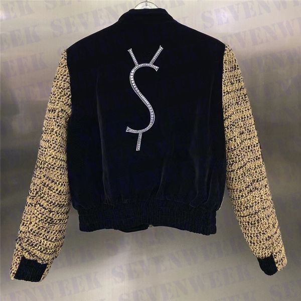 luxury tweed coats outerwear for women jacket back designer letter jackets fashion brand lady wedding party coat outwear, Black;brown
luxury tweed coats outerwear for women jacket back designer letter jackets fashion brand lady wedding party coat outwear, Black;brown