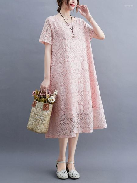 party dresses oversized lace hollowed out loose print big size tshirt dress summer woman casual women korea ladies womens midi, White;black
party dresses oversized lace hollowed out loose print big size tshirt dress summer woman casual women korea ladies womens midi, White;black