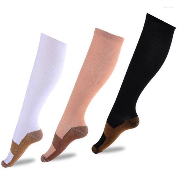men's socks copper compression stockings women men anti fatigue pain relief nylon varicose vein knee high, Black
men's socks copper compression stockings women men anti fatigue pain relief nylon varicose vein knee high, Black