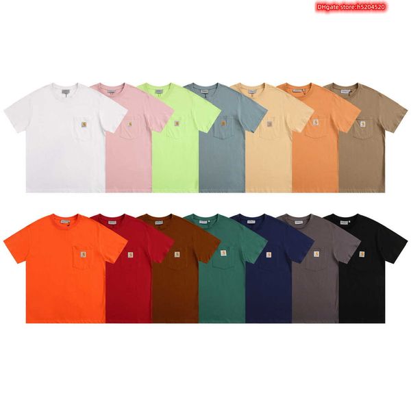 men's t shirt north american high street brand carhart pure cotton kahart classic pocket short sleeve crew neck loose multicolor matchi, White;black
men's t shirt north american high street brand carhart pure cotton kahart classic pocket short sleeve crew neck loose multicolor matchi, White;black