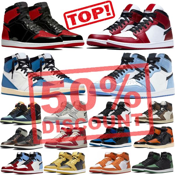mens 1 high og 1s basketball shoes air jorden jumpman lost and found university blue patent bred gorge green dark mocha starfish black white
mens 1 high og 1s basketball shoes air jorden jumpman lost and found university blue patent bred gorge green dark mocha starfish black white