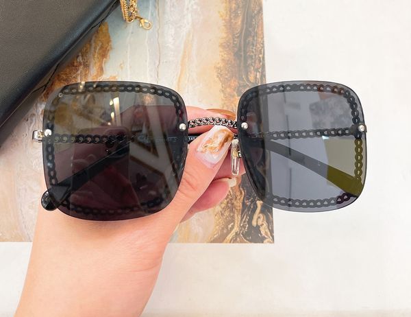 rimless square chain sunglasses black grey lenses sunglass women fashion sunnies shades uv400 eyewear with box, White;black
rimless square chain sunglasses black grey lenses sunglass women fashion sunnies shades uv400 eyewear with box, White;black