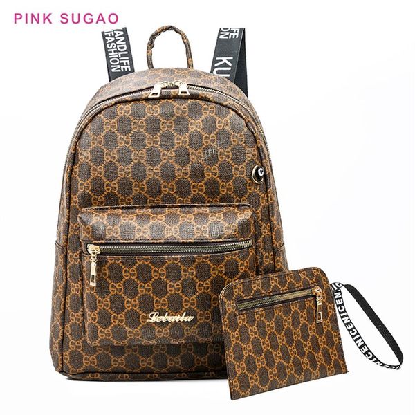 pink sugao women backpacks designer travel bag new fashion shoulder bag with a small wallet flower printed backpack pu leather202z
pink sugao women backpacks designer travel bag new fashion shoulder bag with a small wallet flower printed backpack pu leather202z
