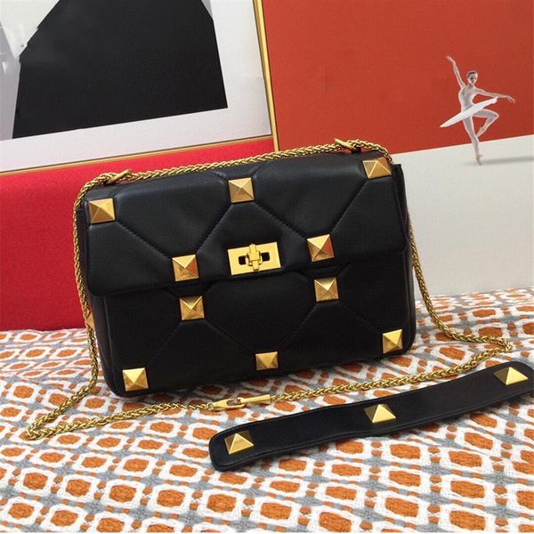 luxury designer cross body bags napa leather chain nail fashion bag whole handbags gold rivet flip over crossbody275d
luxury designer cross body bags napa leather chain nail fashion bag whole handbags gold rivet flip over crossbody275d
