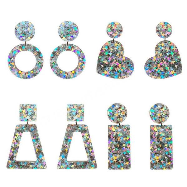 exaggerated colorful geometric dangle earrings for women acrylic earrings 2023 trendy party gift jewelry, Silver
exaggerated colorful geometric dangle earrings for women acrylic earrings 2023 trendy party gift jewelry, Silver