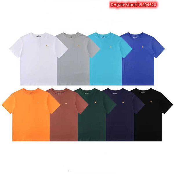 men's t shirt north american high street brand carhart pure cotton classic gold label embroidery short sleeve and women's relaxed, White;black
men's t shirt north american high street brand carhart pure cotton classic gold label embroidery short sleeve and women's relaxed, White;black