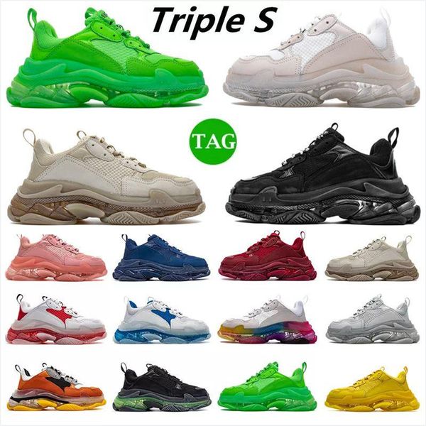 mens women casual shoes 17fw pairs triple s clear sole old dad large increasing sneakers black pink red neon green crystal sneakers sports s
mens women casual shoes 17fw pairs triple s clear sole old dad large increasing sneakers black pink red neon green crystal sneakers sports s