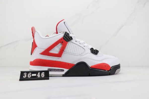 with box 4 red cement basketball shoes men women white fire red black neutral grey 4s sneaker
with box 4 red cement basketball shoes men women white fire red black neutral grey 4s sneaker
