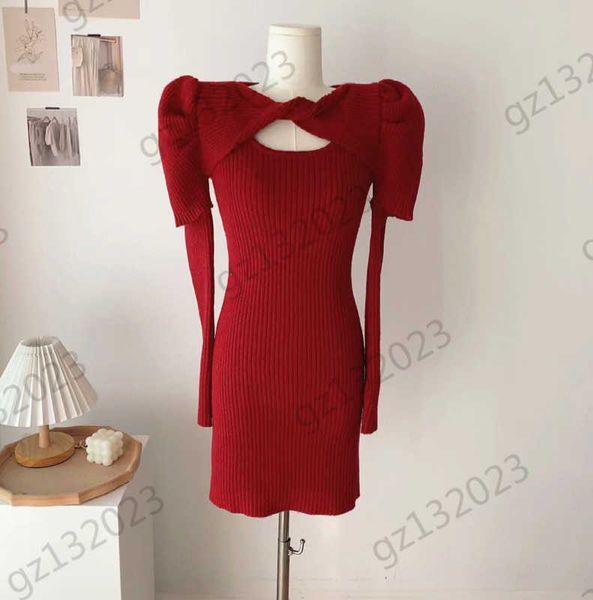 casual dresses womens designer dress fake two piece puffy sleeve hollow out design knitted dress pure color collect waist tight slimming max, Black;gray
casual dresses womens designer dress fake two piece puffy sleeve hollow out design knitted dress pure color collect waist tight slimming max, Black;gray