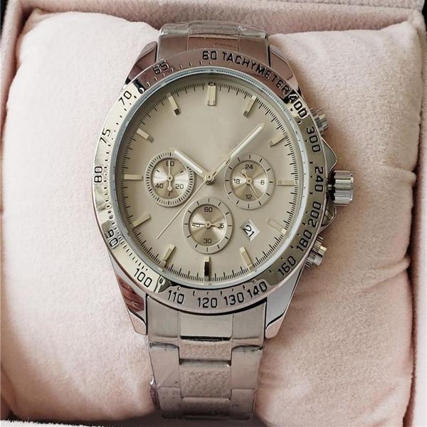 selling steel belt watch diameter 44mm full pointer work quartz movement clock luxury watch fashion exquisite gift classic me285r, Slivery;brown
selling steel belt watch diameter 44mm full pointer work quartz movement clock luxury watch fashion exquisite gift classic me285r, Slivery;brown