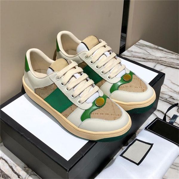 designers causal shoes screeners men women dirty shoes luxurys rubber sole trainers classic leather sneakers lace up stripe shoe size 35-45, Black
designers causal shoes screeners men women dirty shoes luxurys rubber sole trainers classic leather sneakers lace up stripe shoe size 35-45, Black