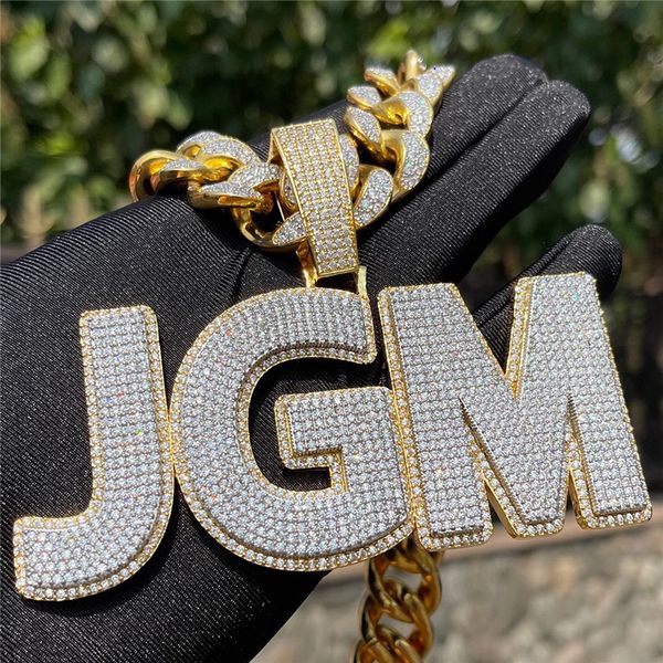 custom name jewelry gold plated full bling cz letter pendant necklace with 3mm 24inch rope chain for men women jewelry gift, Silver
custom name jewelry gold plated full bling cz letter pendant necklace with 3mm 24inch rope chain for men women jewelry gift, Silver