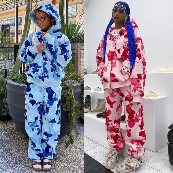women's jackets cropped hoodie jacket two piece pant sets 2022 women winter fall clothes outfit y2k streetwear 2 piece set joggers trac, Black;brown
women's jackets cropped hoodie jacket two piece pant sets 2022 women winter fall clothes outfit y2k streetwear 2 piece set joggers trac, Black;brown