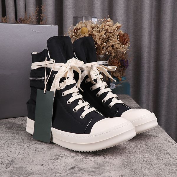 rick casual shoes man ro owens white five mount star high canvas board shoes women's sneakers zkmy, Black
rick casual shoes man ro owens white five mount star high canvas board shoes women's sneakers zkmy, Black
