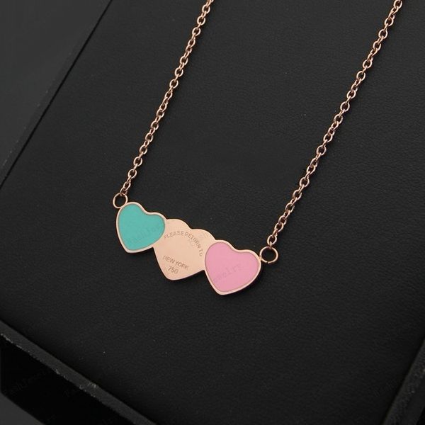 art necklace woman stainless steel blue pink green pendant luxury jewelry valentine's day christmas gift wholesale with box, Silver
art necklace woman stainless steel blue pink green pendant luxury jewelry valentine's day christmas gift wholesale with box, Silver