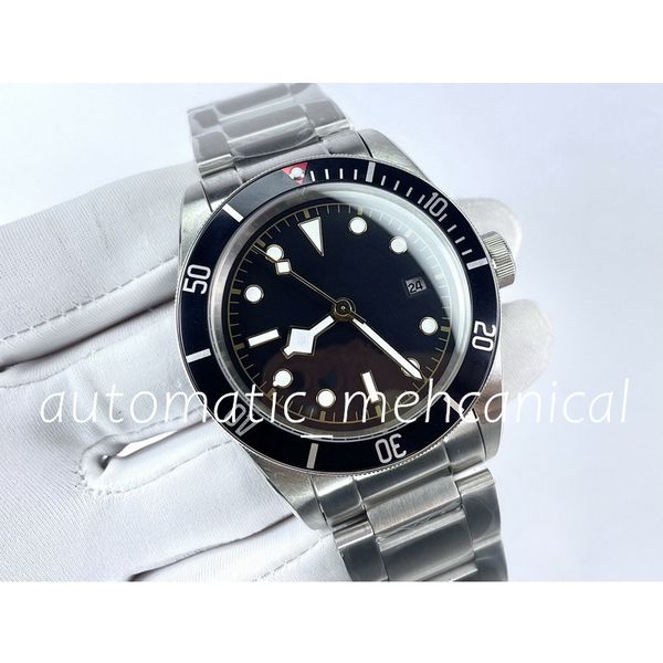 super quality men's watch 41mm automatic mechanical movement stainless steel case strap sapphire glass simple atmosphe wristwatch, Slivery;brown
super quality men's watch 41mm automatic mechanical movement stainless steel case strap sapphire glass simple atmosphe wristwatch, Slivery;brown