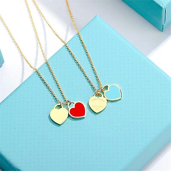 european and american peach heart necklace classic designer women's pendant 18k gold original jewelry gift 316l stainless steel factory, Silver
european and american peach heart necklace classic designer women's pendant 18k gold original jewelry gift 316l stainless steel factory, Silver