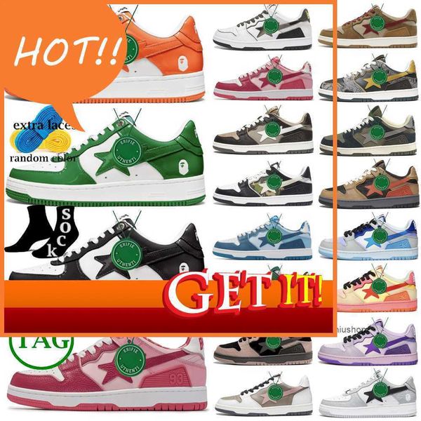 2023 bapestas baped casual shoes for mens bapesta sk8 sta designer camo black white green red orange camouflage man women trainers sports
2023 bapestas baped casual shoes for mens bapesta sk8 sta designer camo black white green red orange camouflage man women trainers sports