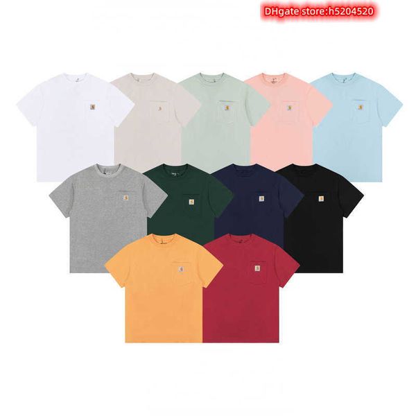 men's t shirt north american high street brand carhart pure cotton thickened classic embroidered small label pocket short sleeve lover&, White;black
men's t shirt north american high street brand carhart pure cotton thickened classic embroidered small label pocket short sleeve lover&, White;black