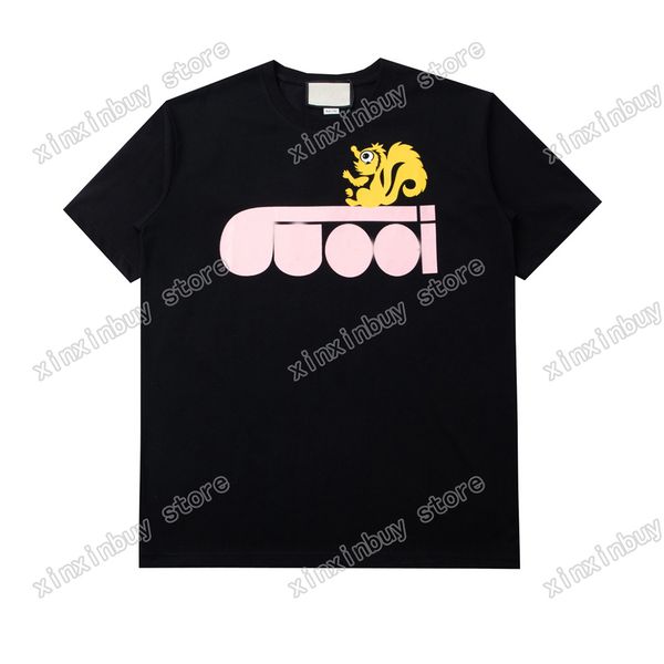 xinxinbuy men designer tee t shirt paris letters squirrel print short sleeve cotton women white black apricot s-2xl, Black;brown
xinxinbuy men designer tee t shirt paris letters squirrel print short sleeve cotton women white black apricot s-2xl, Black;brown