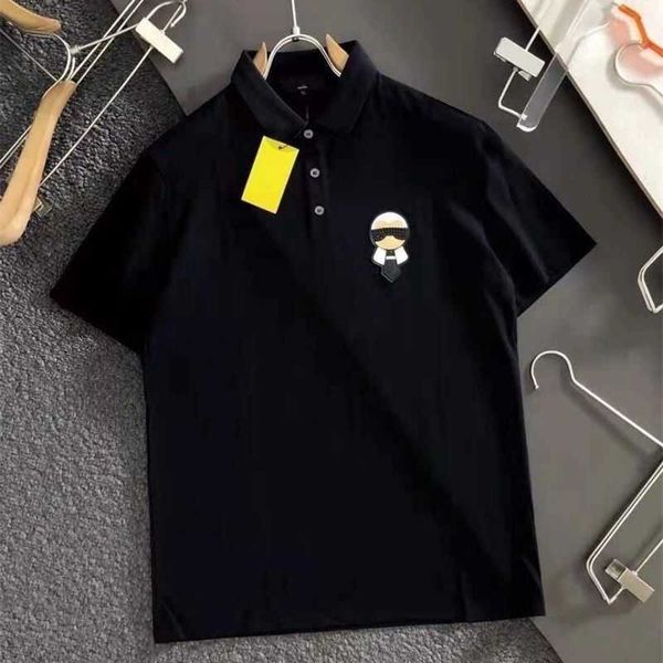 men's polos designer classic lafayette little monster badge pearl cotton business casual versatile short sleeve polo collar 577i, White;black
men's polos designer classic lafayette little monster badge pearl cotton business casual versatile short sleeve polo collar 577i, White;black