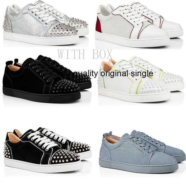 luxurys designer red shoes low-cut leather thick soled men's and women's retro flat casual shoes fashion spikes party sneakers wit, Black
luxurys designer red shoes low-cut leather thick soled men's and women's retro flat casual shoes fashion spikes party sneakers wit, Black