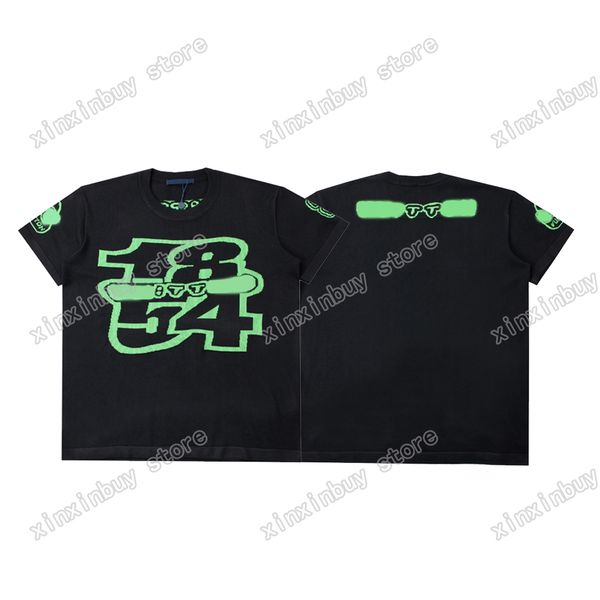 xinxinbuy men designer knitted tee t shirt paris letters 1854 print short sleeve cotton women white black green xs-2xl, Black;brown
xinxinbuy men designer knitted tee t shirt paris letters 1854 print short sleeve cotton women white black green xs-2xl, Black;brown