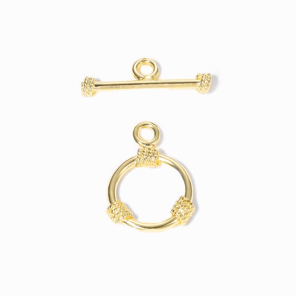 gold plated round toggle clasps for necklace bracelet diy jewelry making supplies
gold plated round toggle clasps for necklace bracelet diy jewelry making supplies